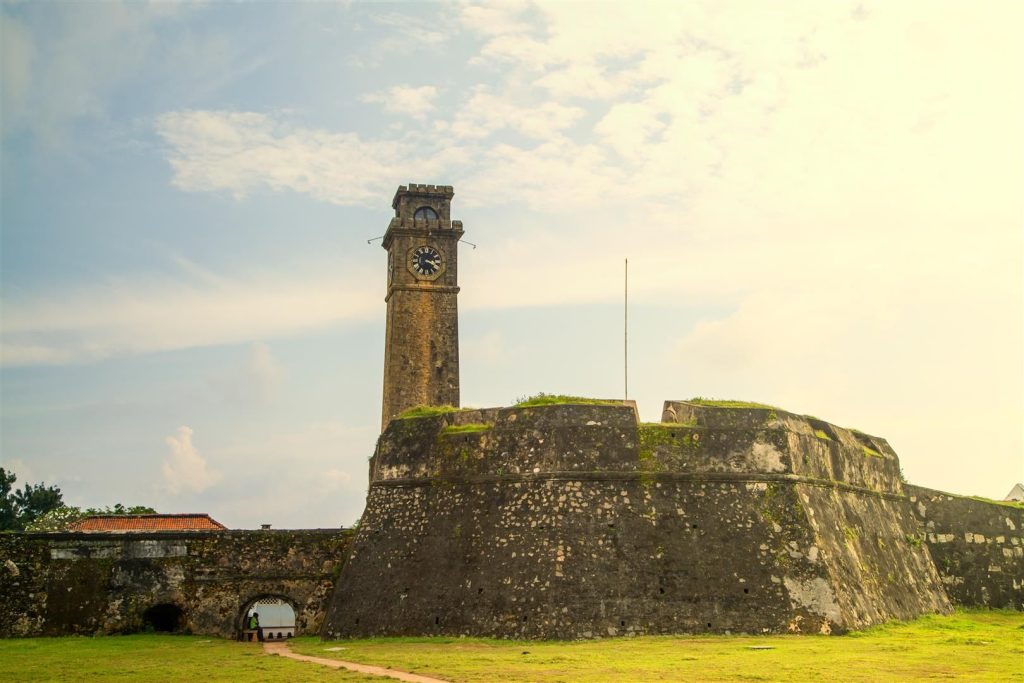 Galle Fort ramparts and clock tower